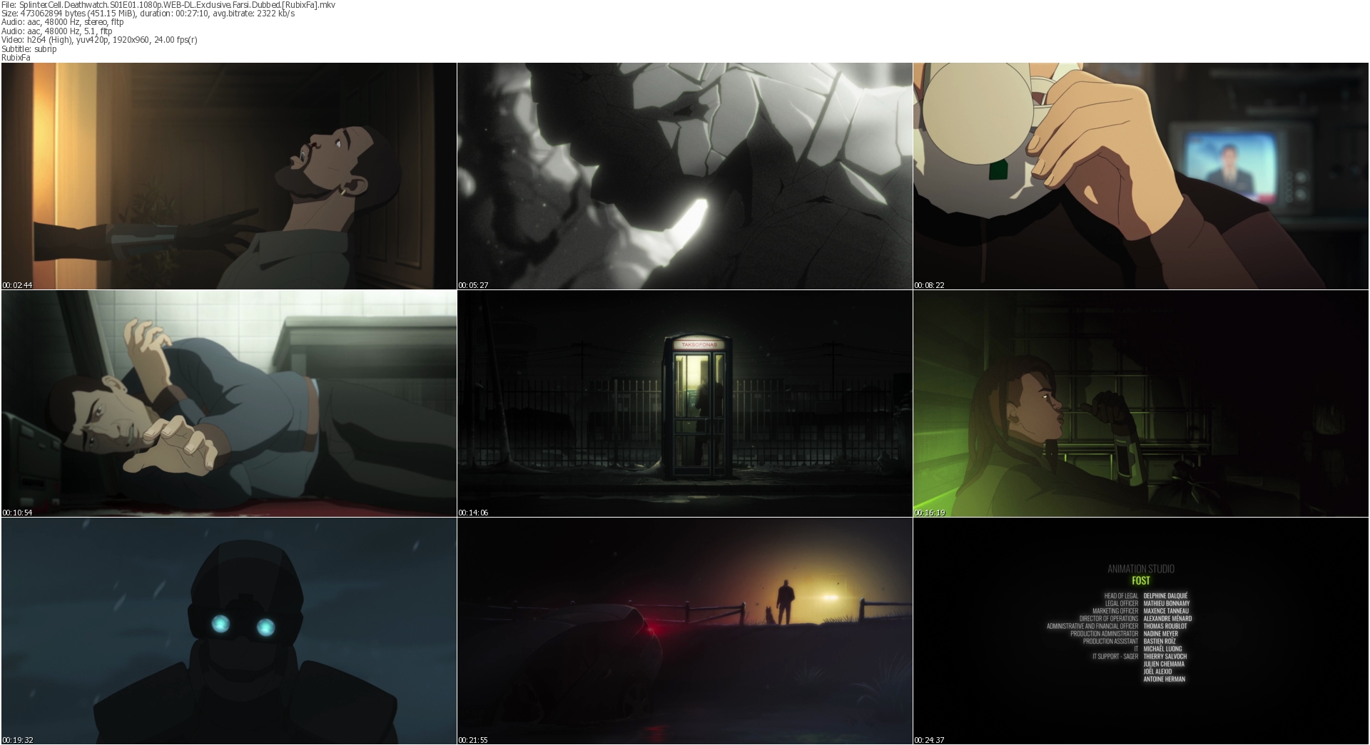 دانلود سریال Splinter Cell Deathwatch دوبله فارسی